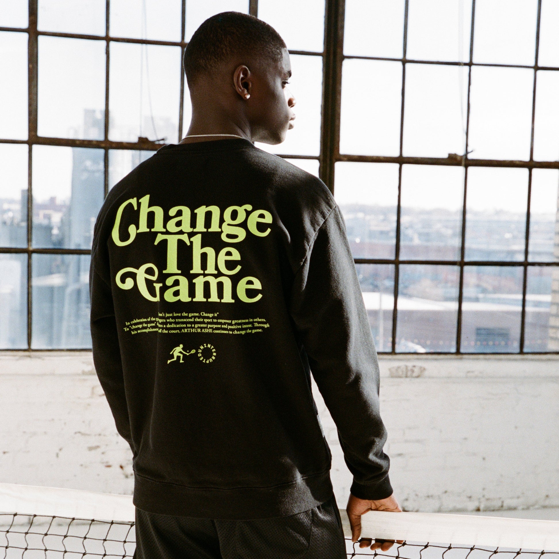Arthur Ashe x UNINTERRUPTED "Change the Game" Crewneck
