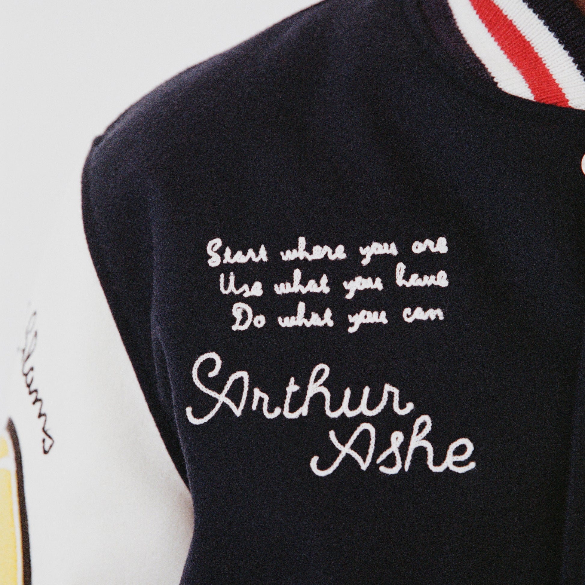 Arthur Ashe x UNINTERRUPTED Varsity Jacket