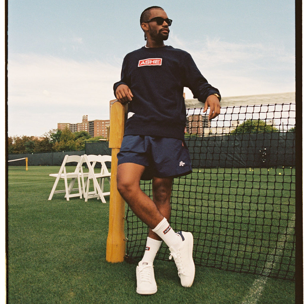 Ashe Sport Logo Sock
