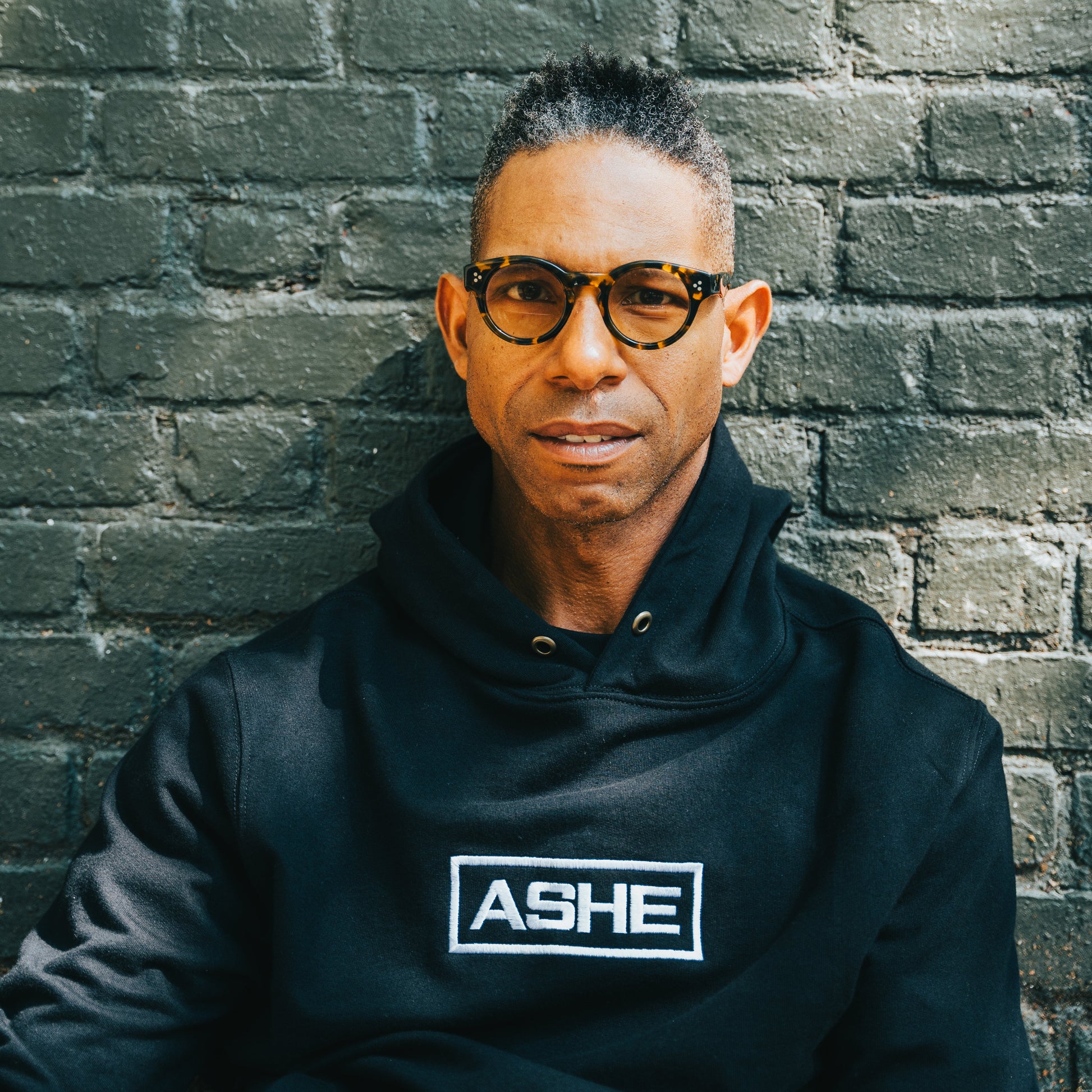 ARTHUR ASHE SPORT LOGO HOODIE