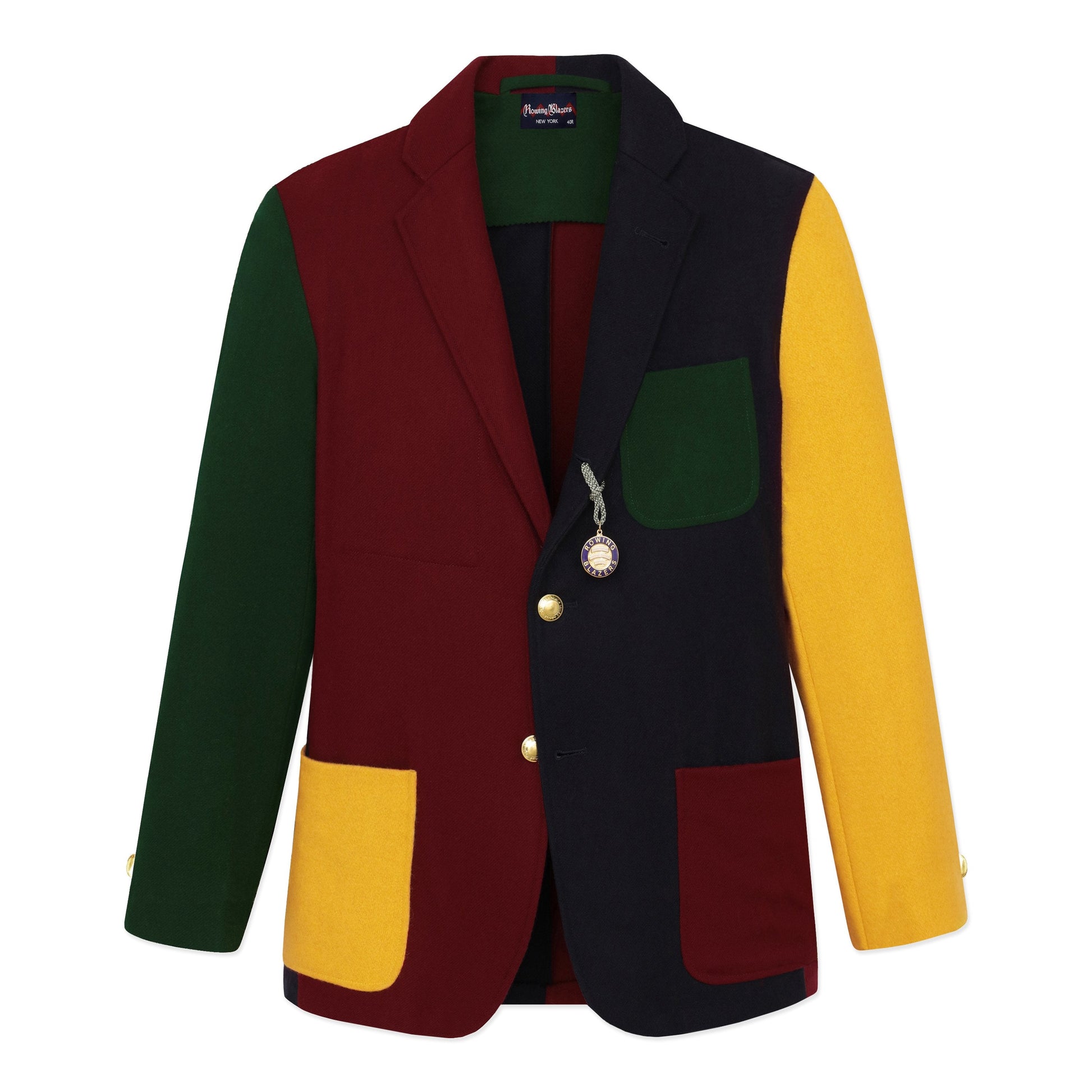 Colorblock Flannel Jacket