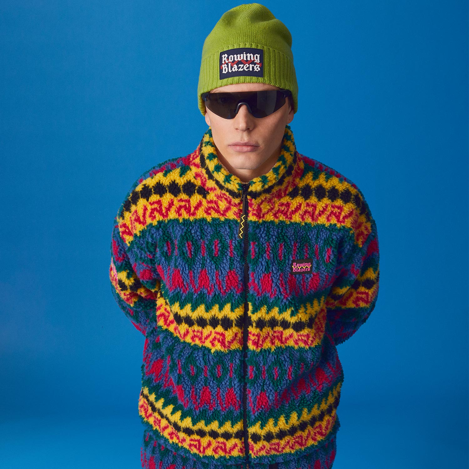 Cashmere Ski Beanie Lime