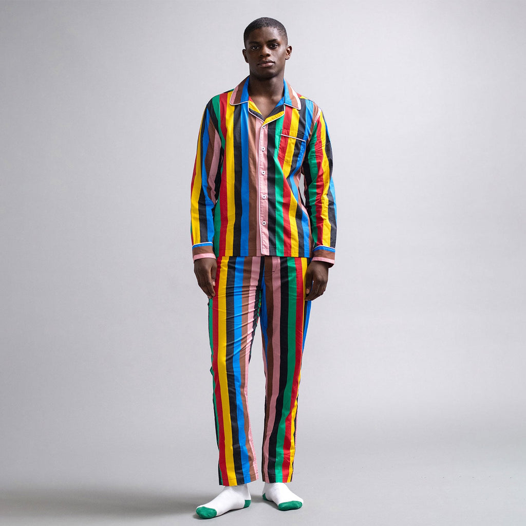 Cotton Croquet Stripe Lounge Set