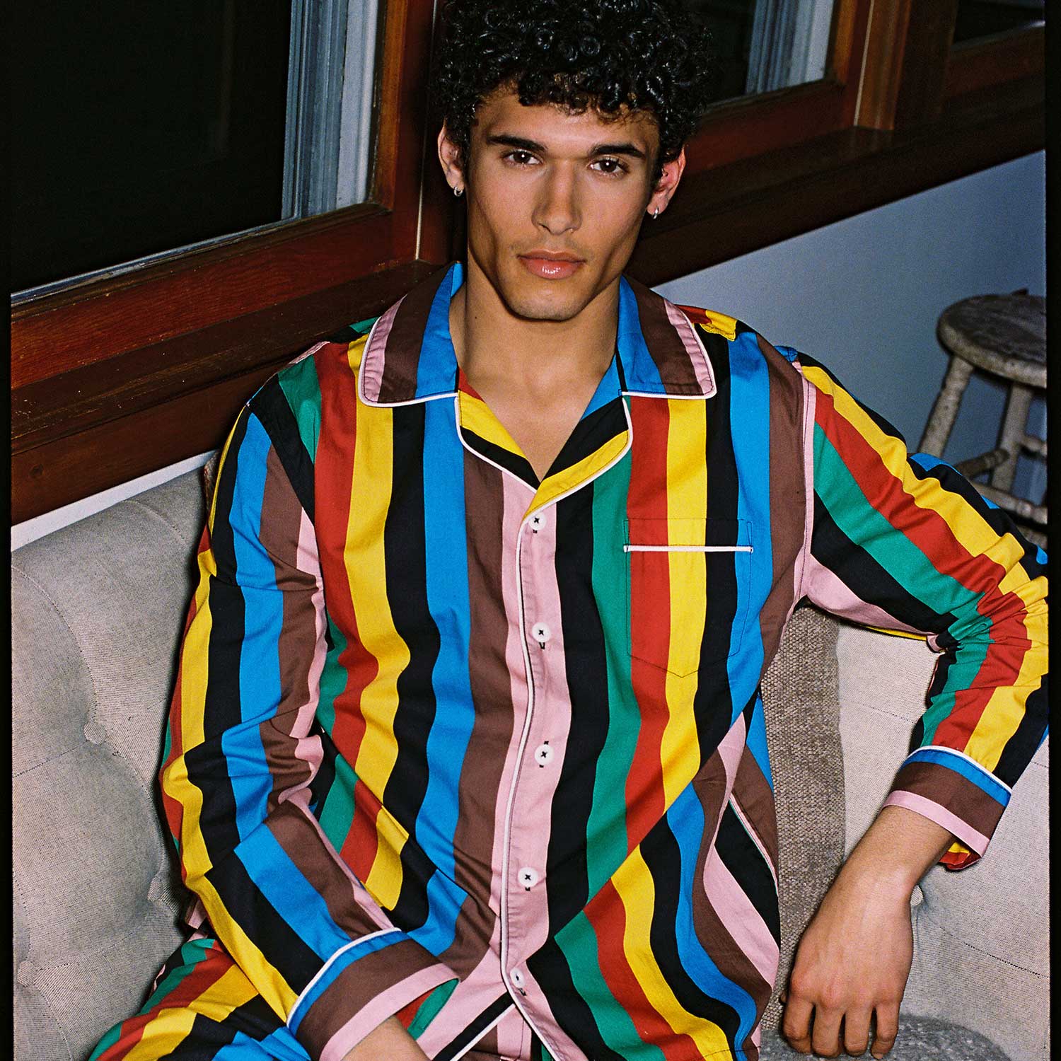 Cotton Croquet Stripe Lounge Set