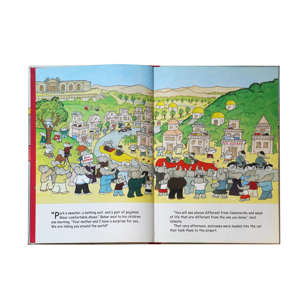 Babar's World Tour Hardcover Book