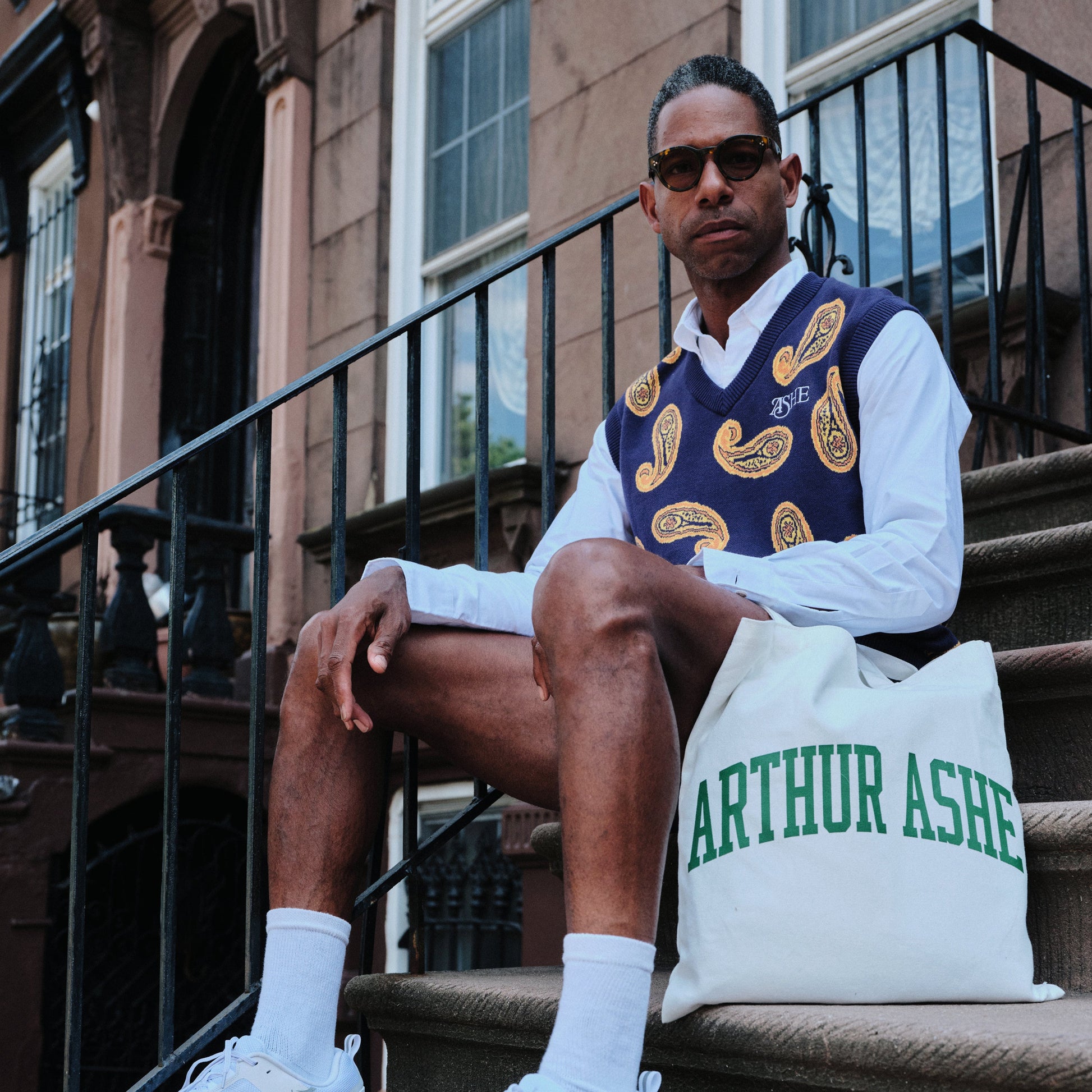 Ashe Paisley Sweater Vest
