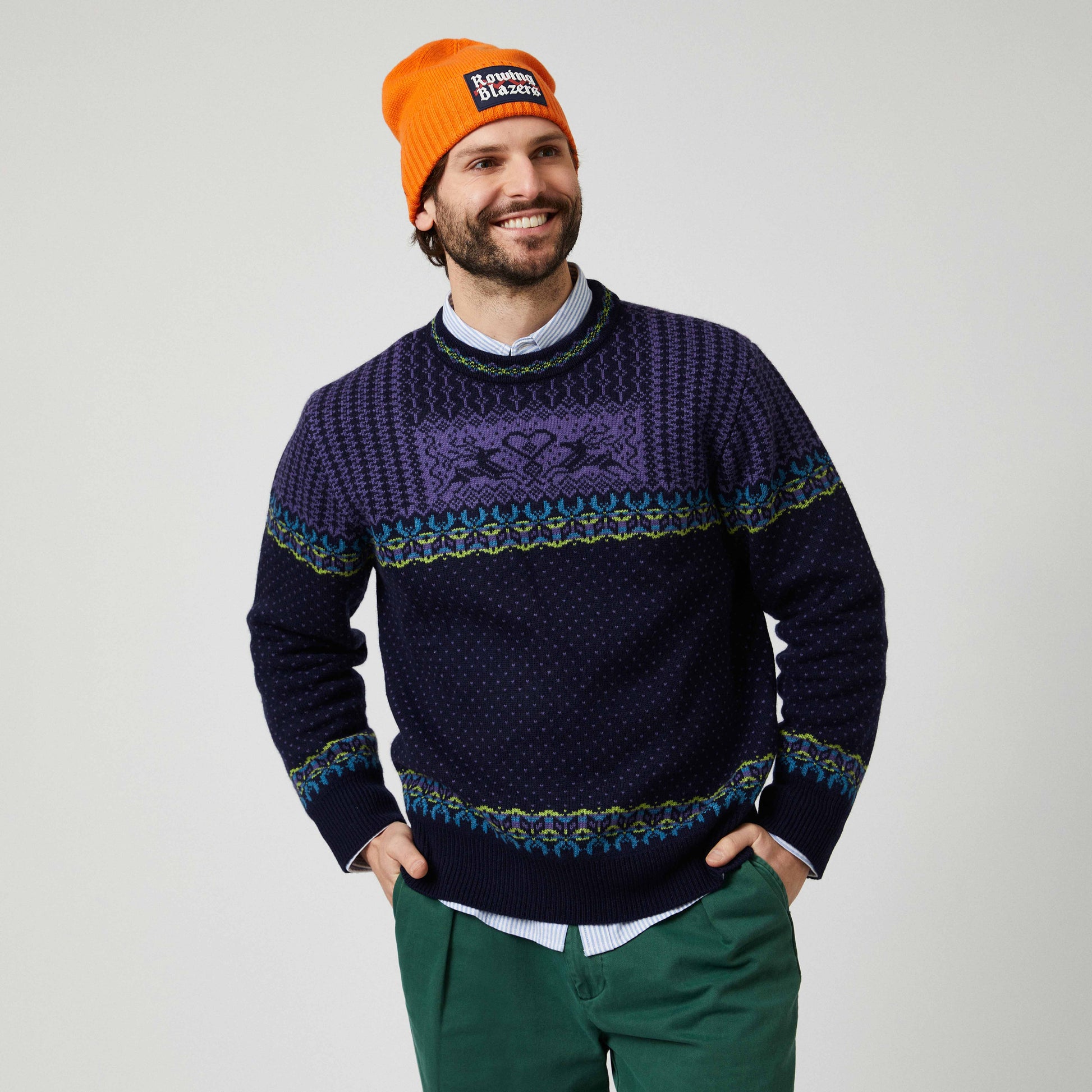 Cashmere Ski Beanie Orange