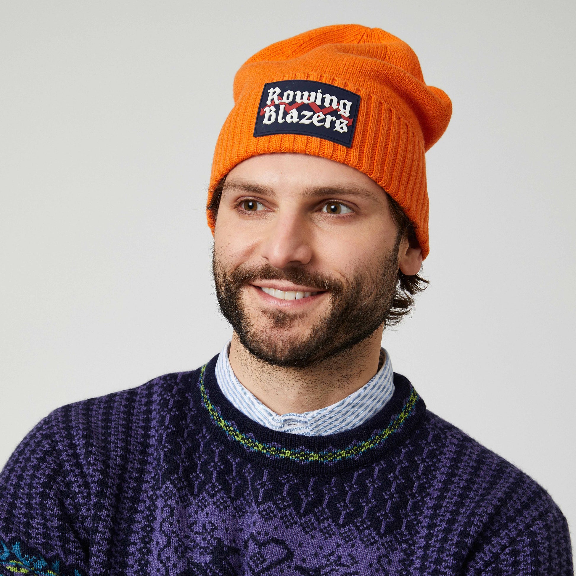 Cashmere Ski Beanie Orange
