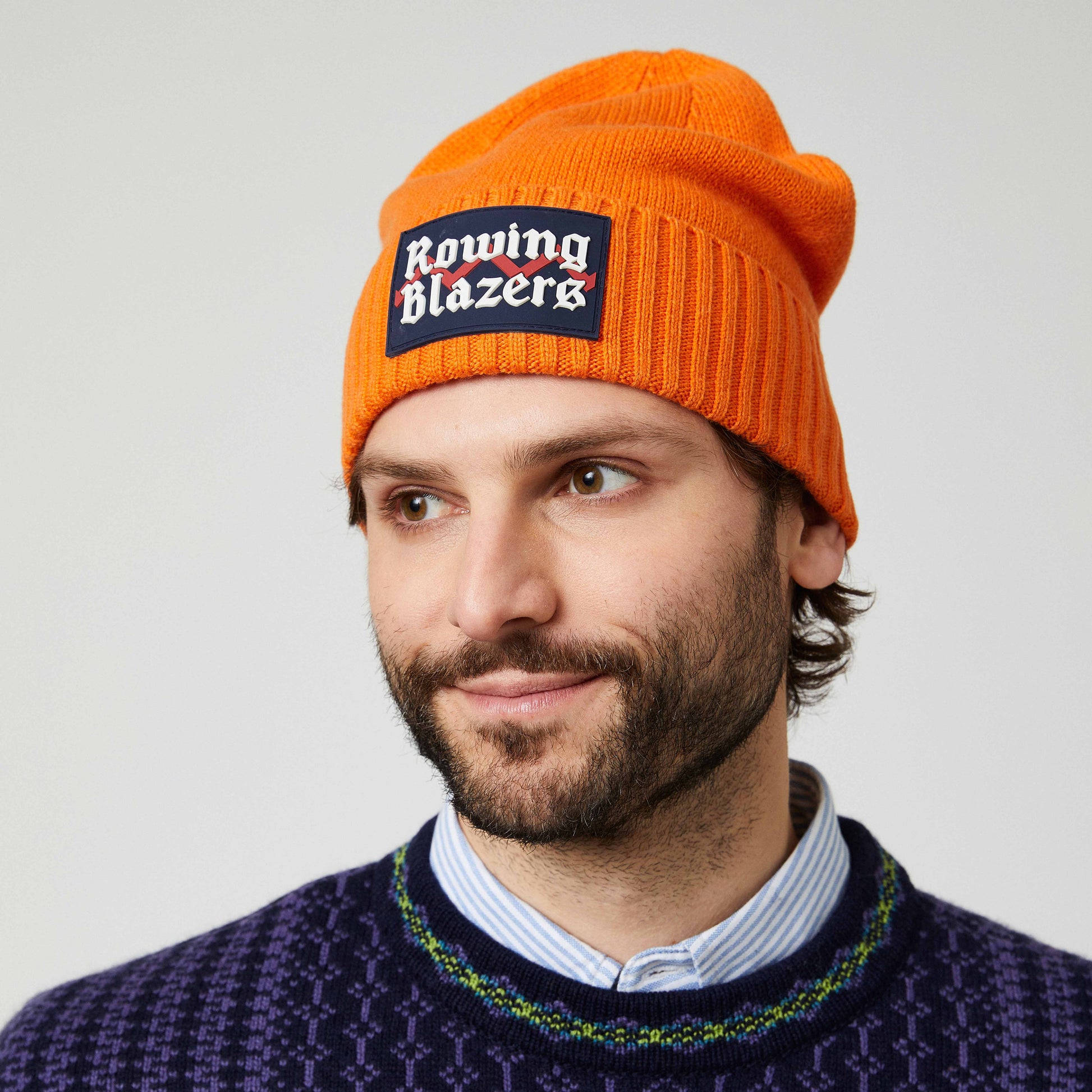 Cashmere Ski Beanie Orange