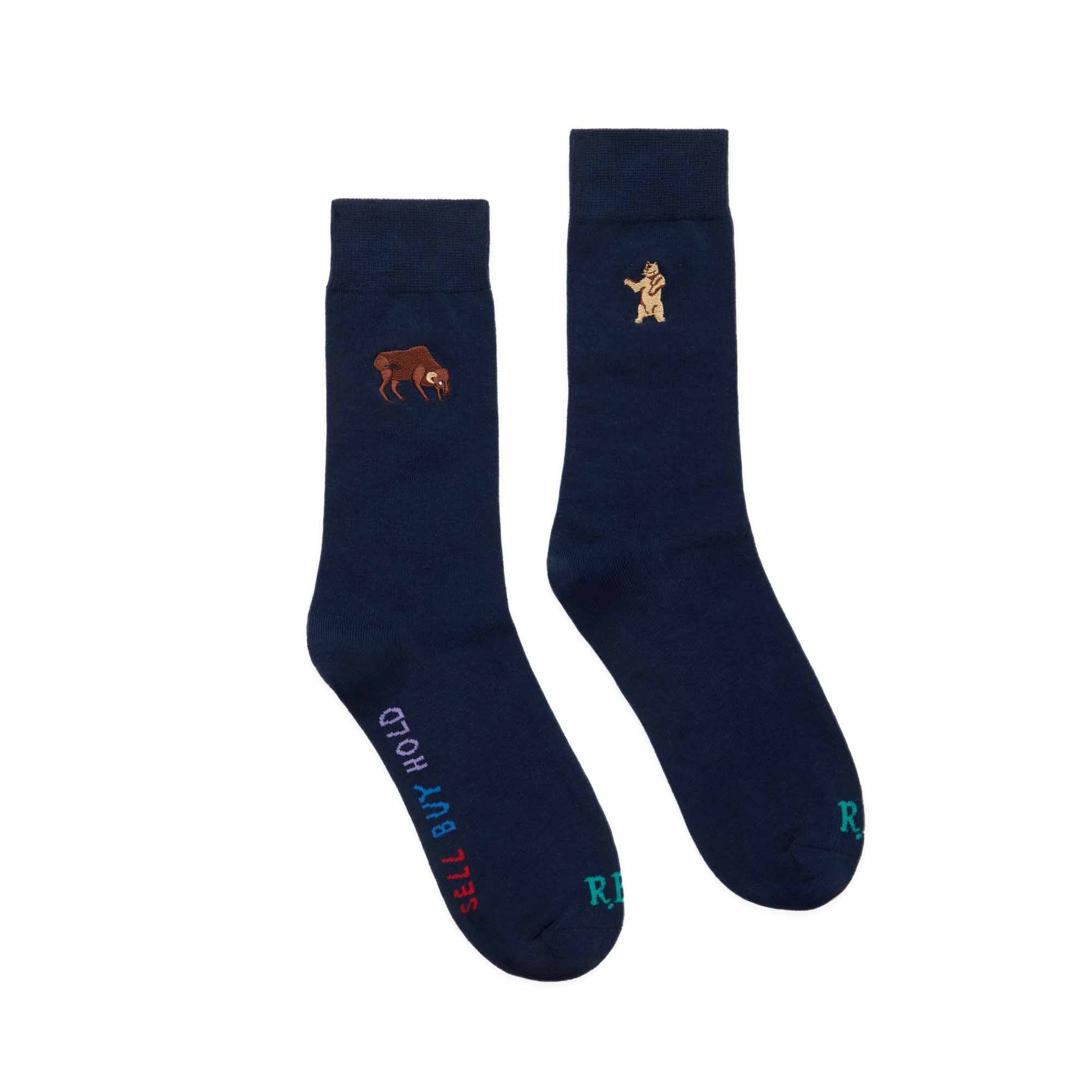 Finance Socks Classic Navy
