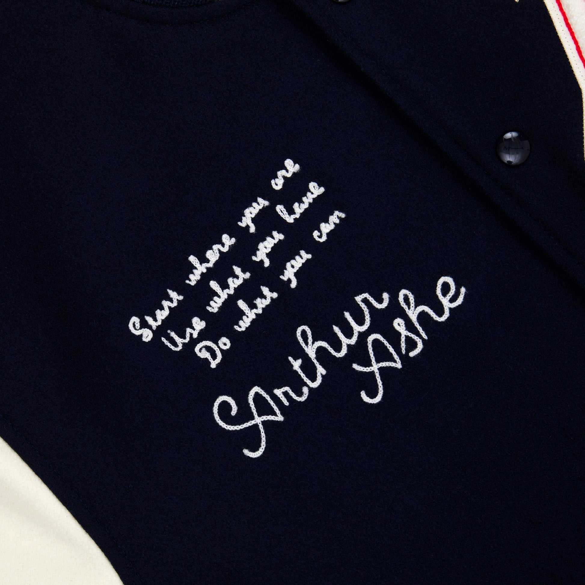Arthur Ashe x UNINTERRUPTED Varsity Jacket