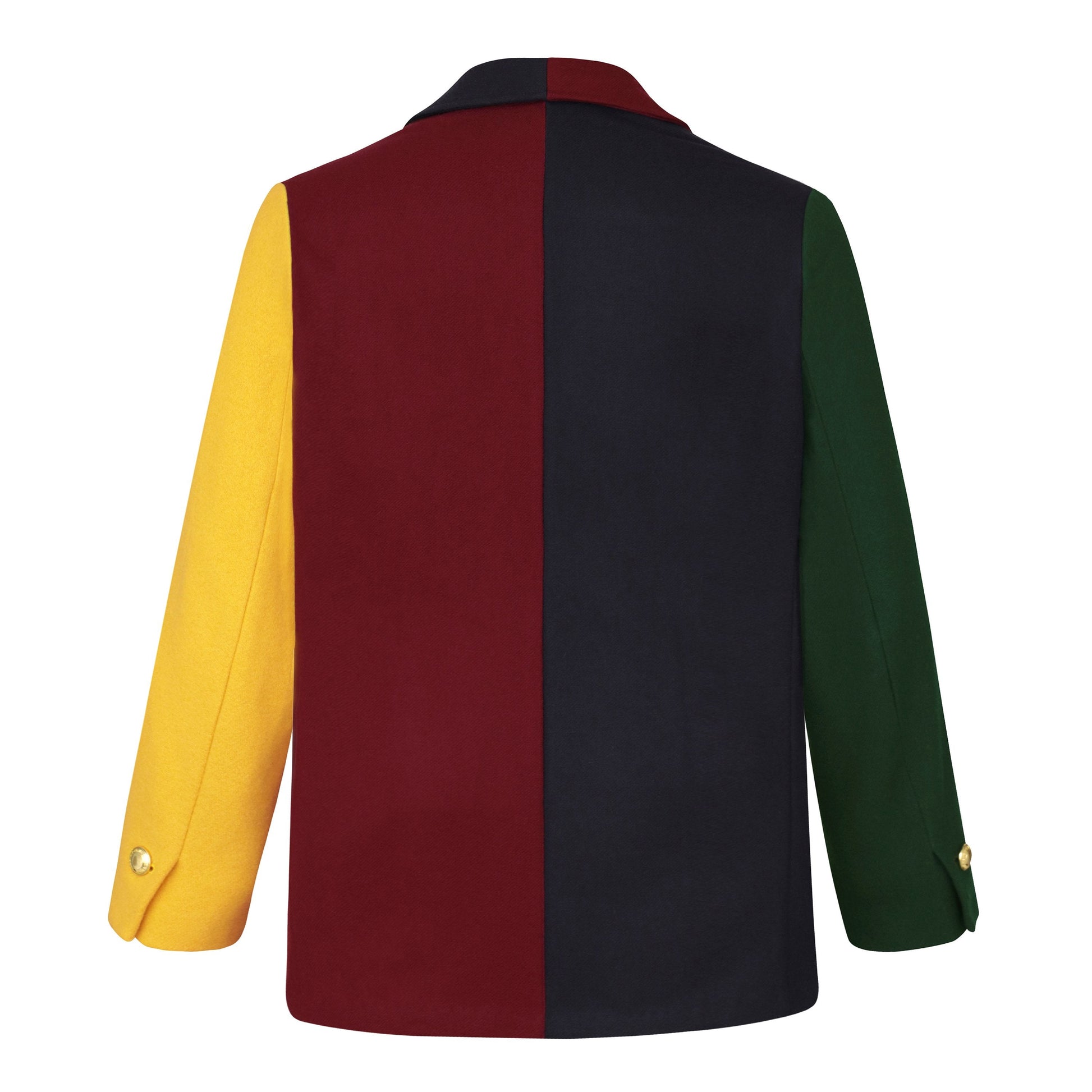 Colorblock Flannel Jacket