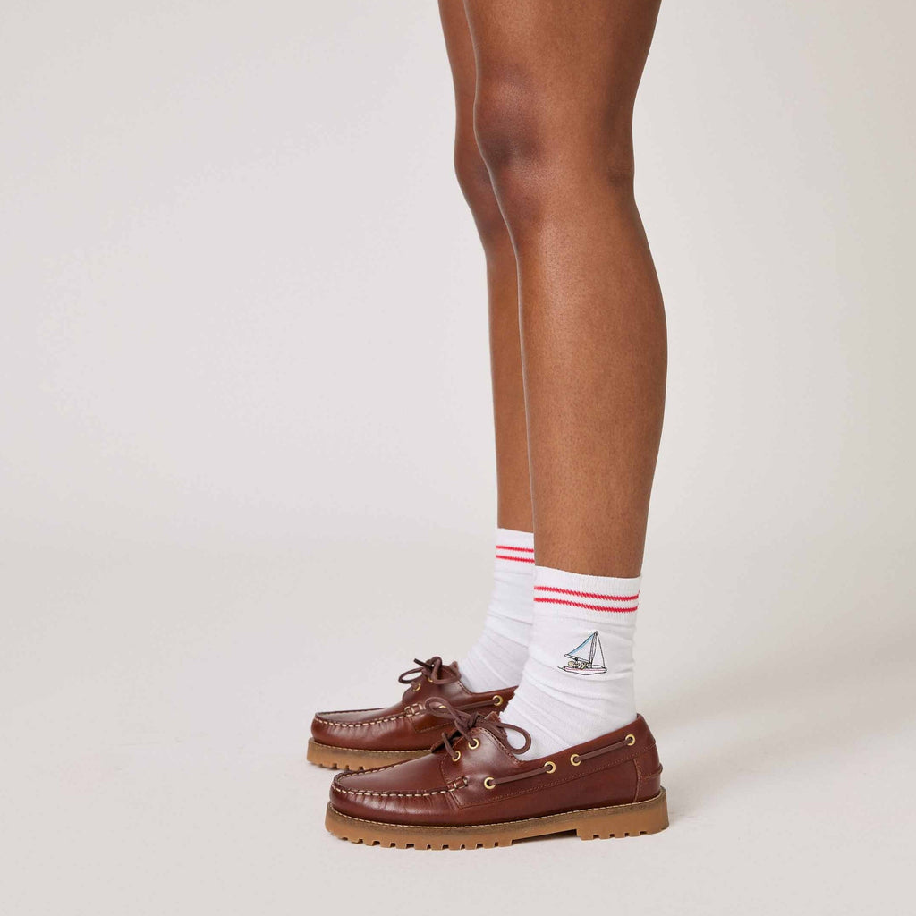 Babar Socks White