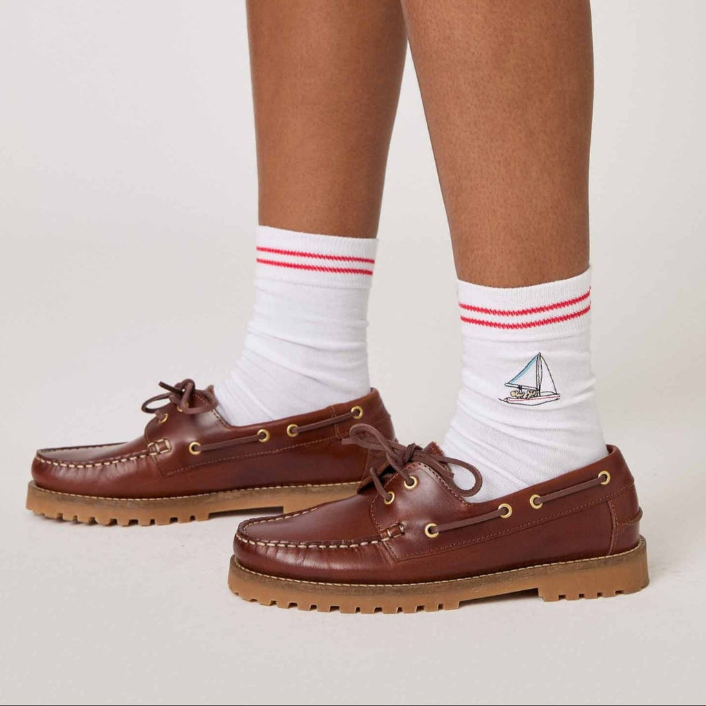 Babar Socks White