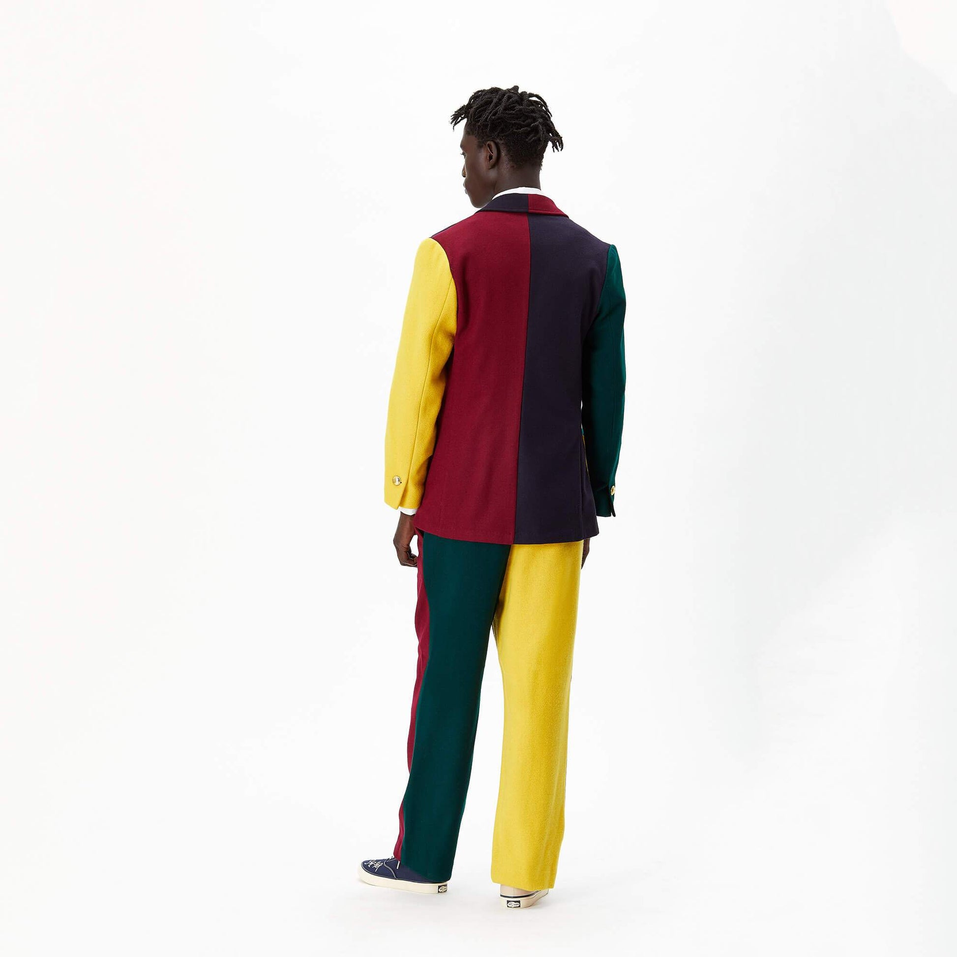Colorblock Flannel Jacket