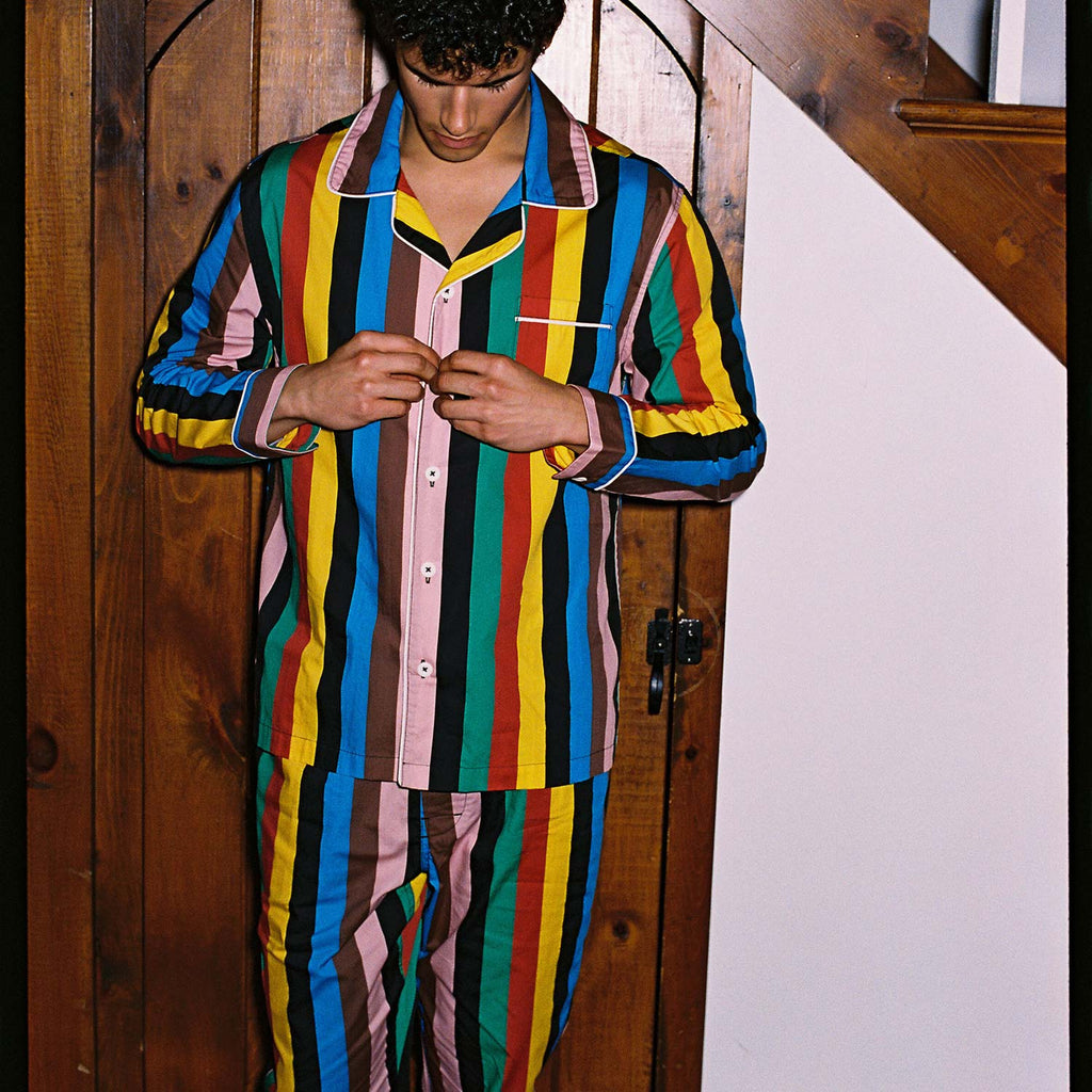 Cotton Croquet Stripe Lounge Set