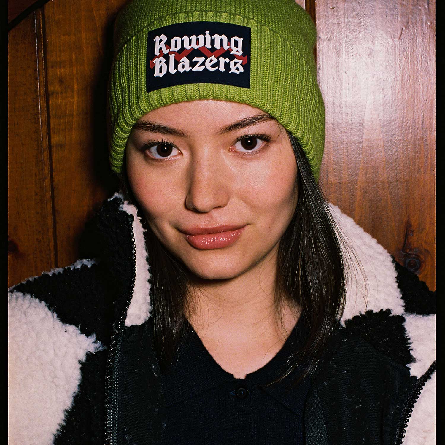 Cashmere Ski Beanie Lime
