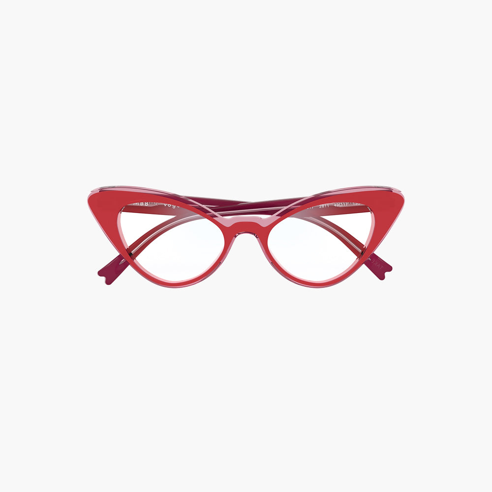 Red Round Glasses 180