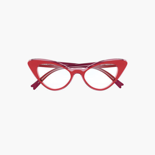 Red Round Glasses 180