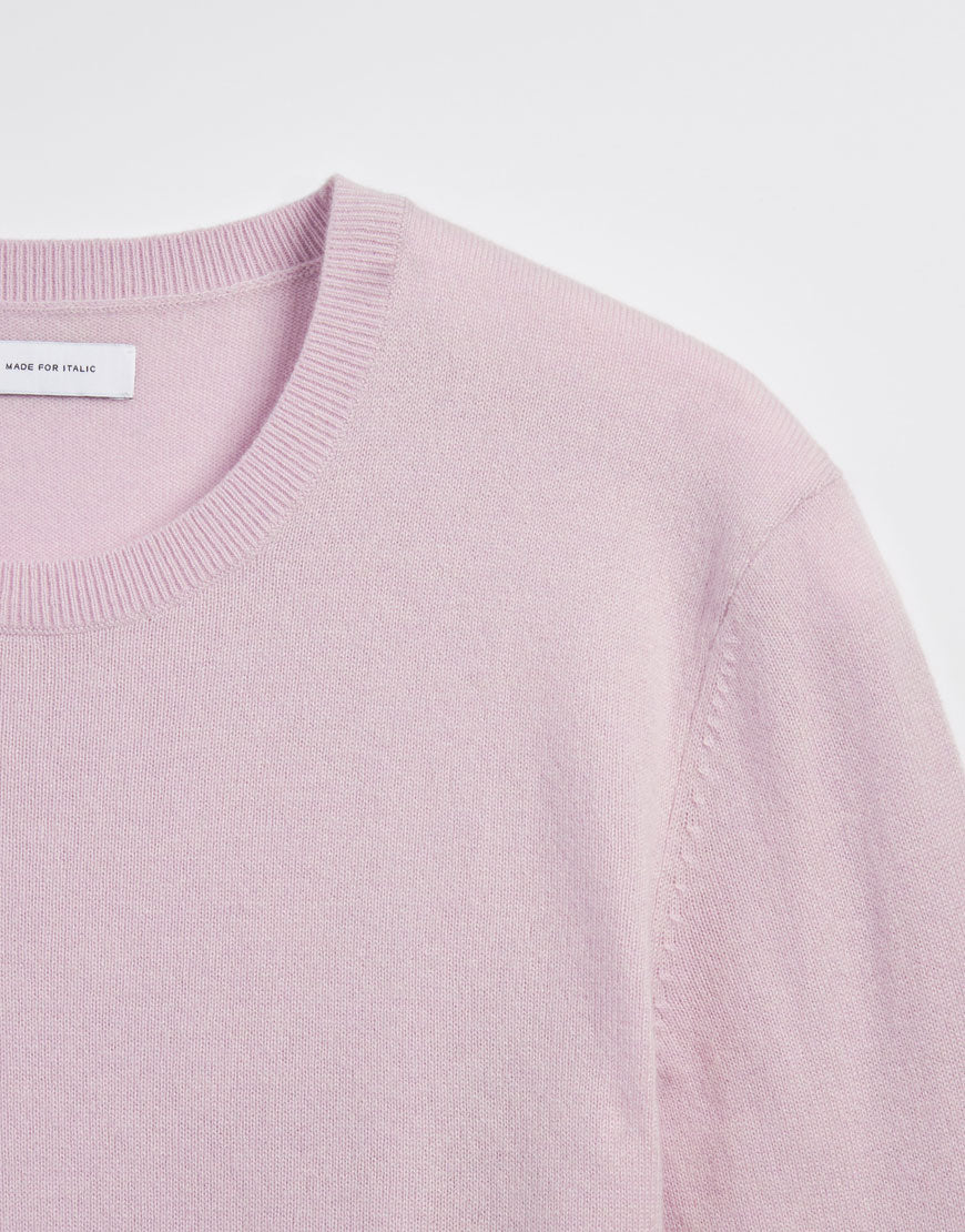 Color_Pink | Cashmere Crewneck Sweater Success Active