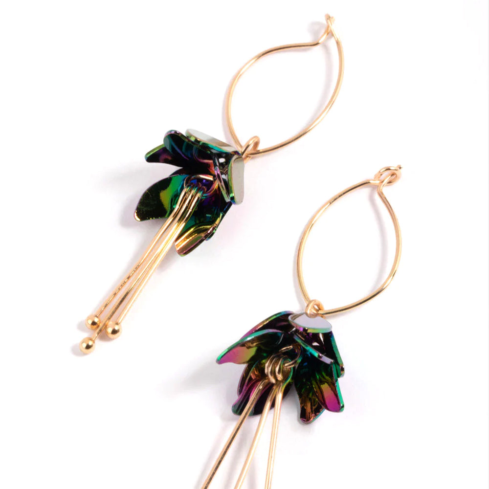 Flower Drop Earrings