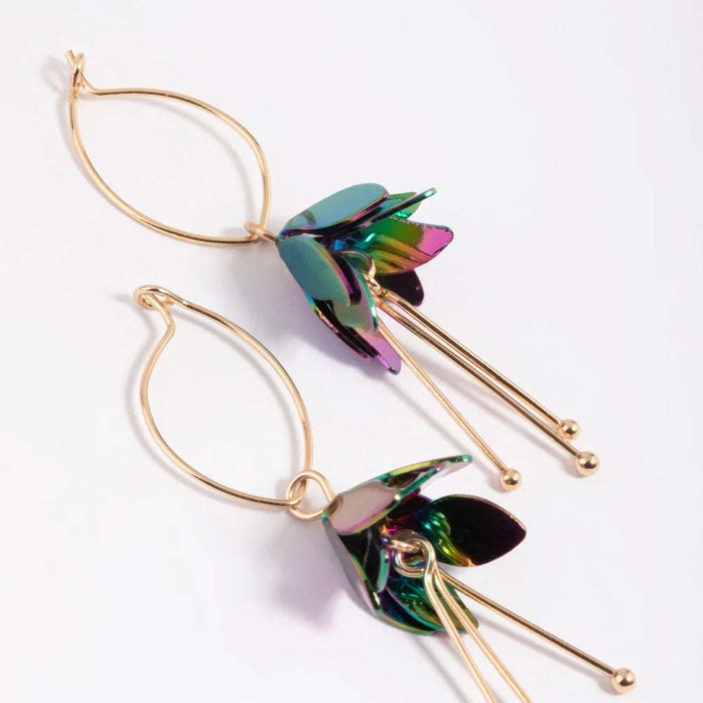 Flower Drop Earrings