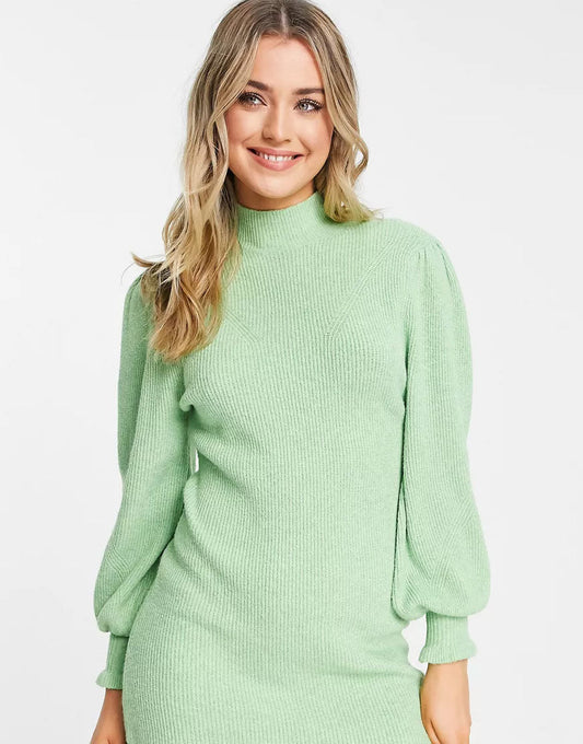 Knit Dress In Green